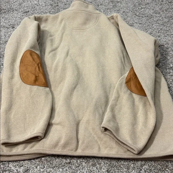 Orvis Womens Button Cardigan Sweater Elbow Patch - Picture 3 of 3